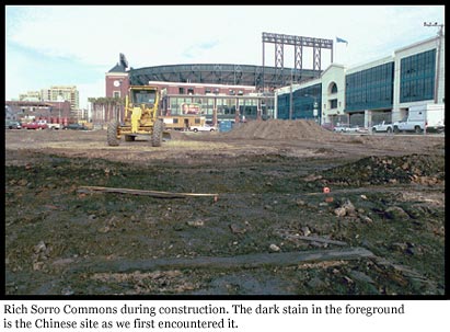 Rich Sorro Commons during construction